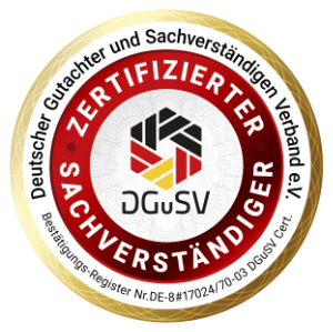 DGuSV Siegel geprüfter Gutachter und Sachverständiger